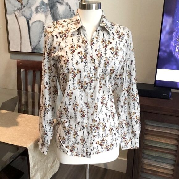 STYLE & CO BUTTON DOWN SHIRT SIZE MEDIUM - Picture 1 of 7